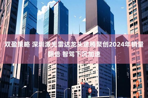 双盈策略 深圳激光雷达龙头速腾聚创2024年销量翻倍 智驾下沉加速