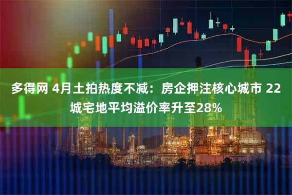 多得网 4月土拍热度不减：房企押注核心城市 22城宅地平均溢价率升至28%